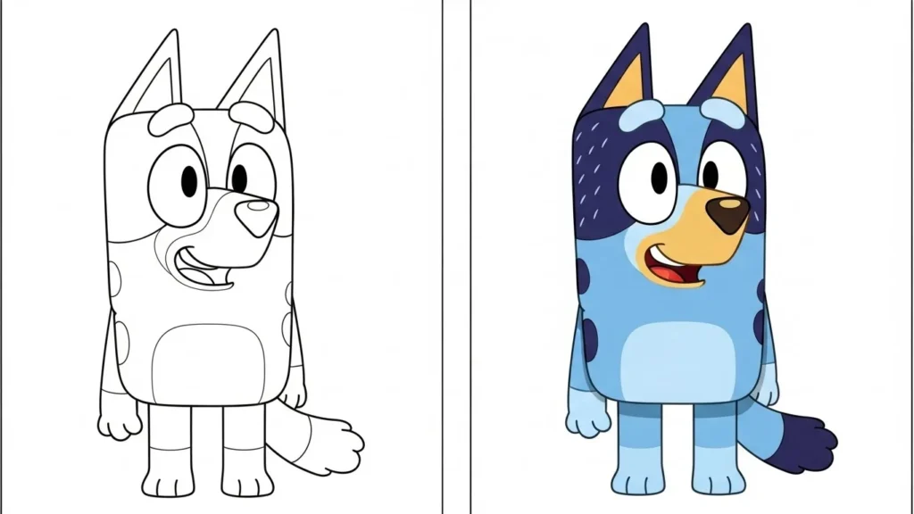 Bluey Coloring Pages