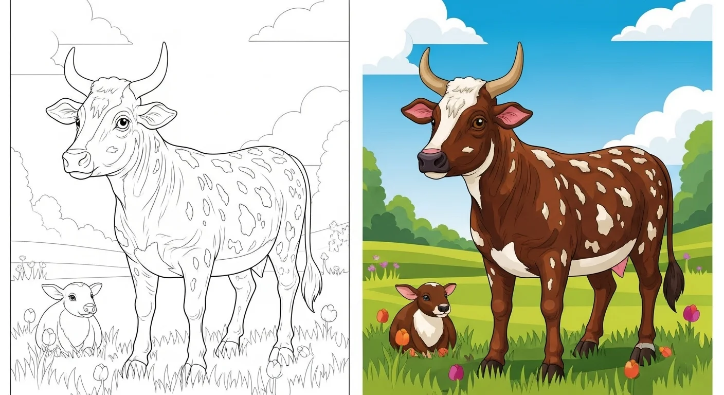 Farm Animal Coloring Pages