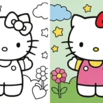 Hello Kitty Coloring Page Printable