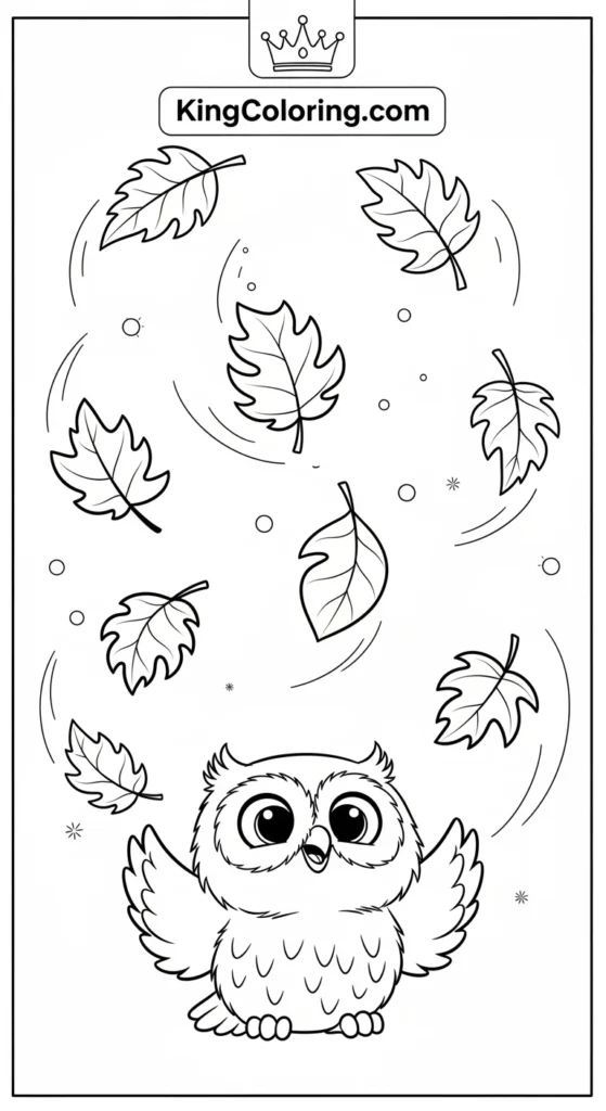 Owl coloring pages