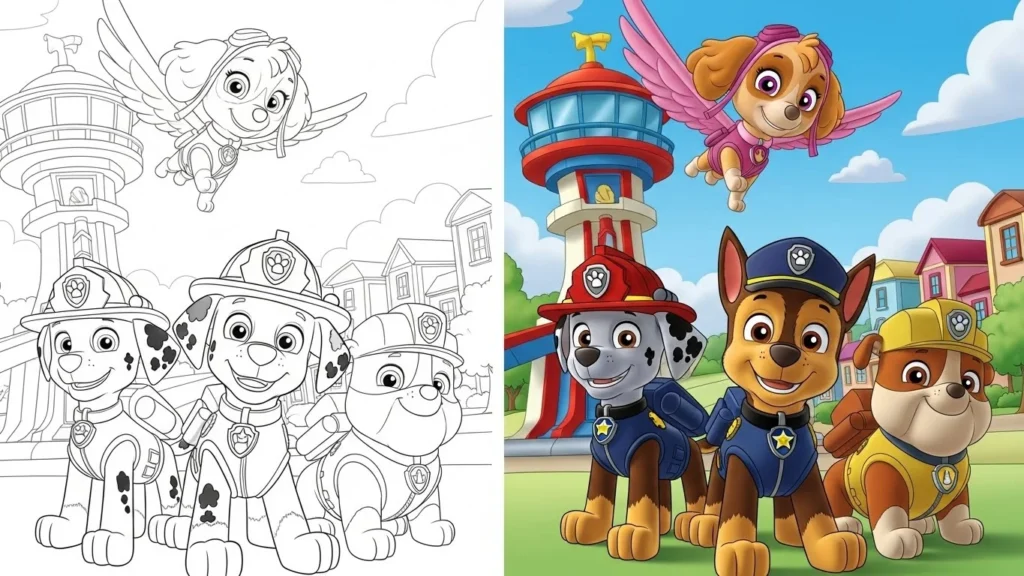 PAW Patrol Coloring Pages