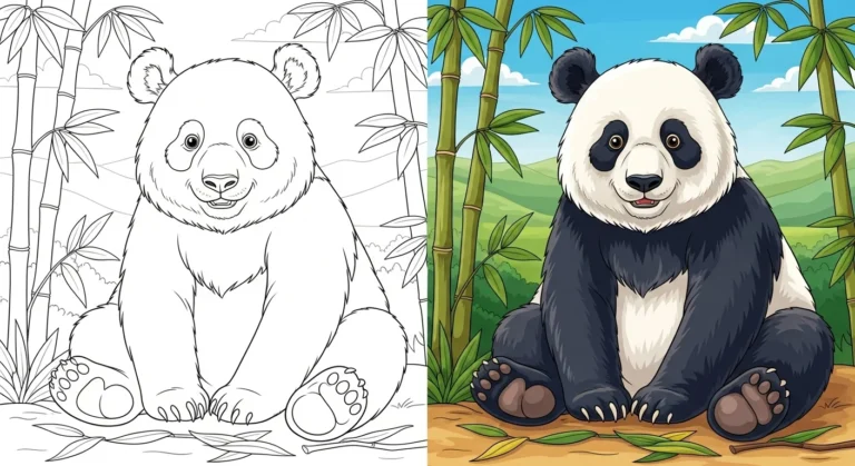 Panda Coloring Pages