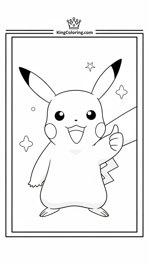 Pikachu giving a thumbs-up