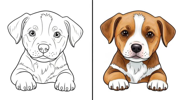 Puppy Dog Coloring Pages