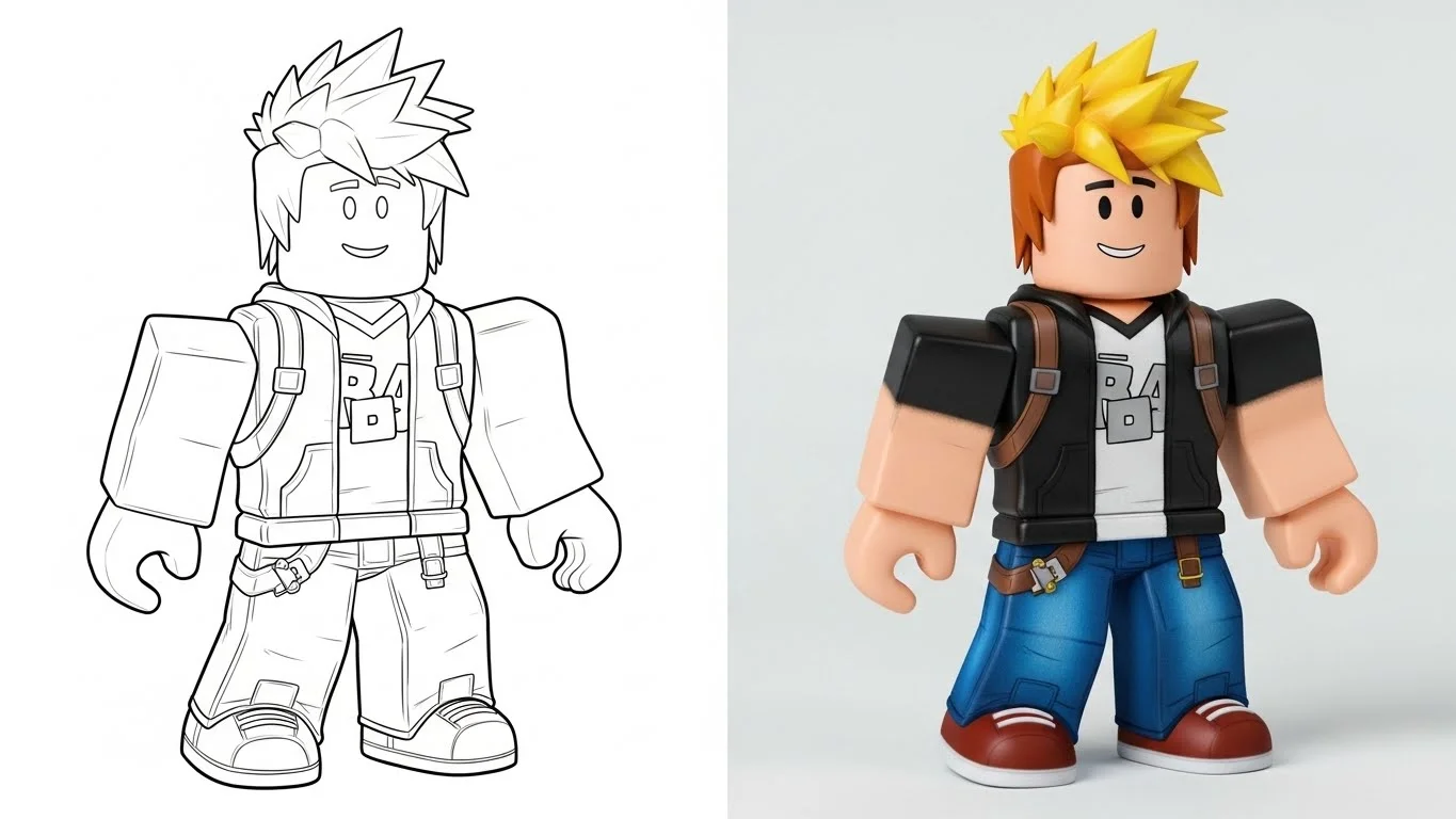 Roblox Coloring Pages Printable