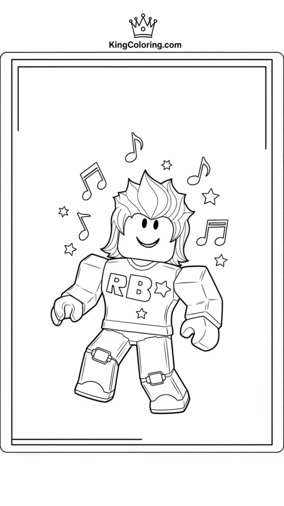 Roblox avatar dancing with music