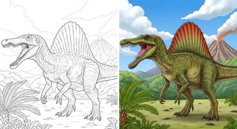 Spinosaurus Coloring Pages