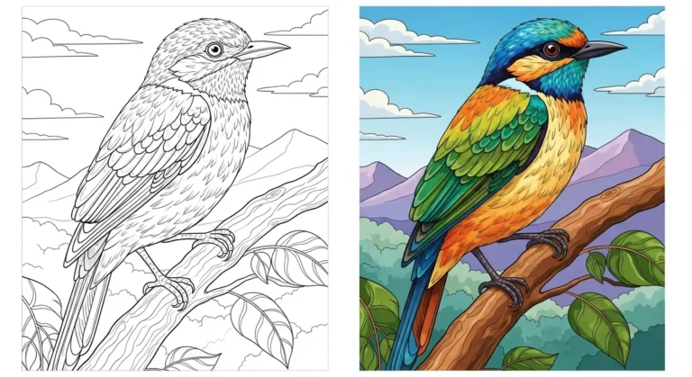 Birds Coloring Pages