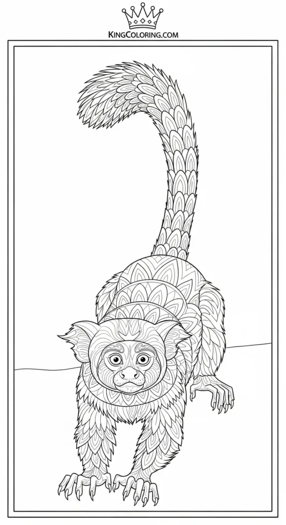 Tamarin Stretching Tail Out