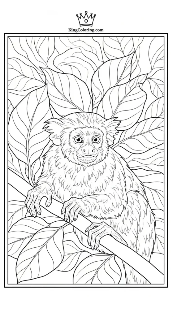 Tamarin With Leaves