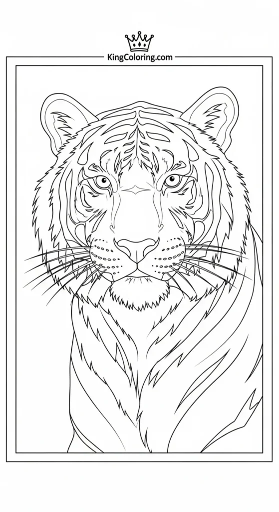 Tiger Looking Over Shoulder