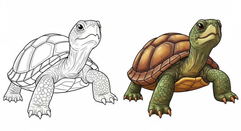 Turtle coloring pages