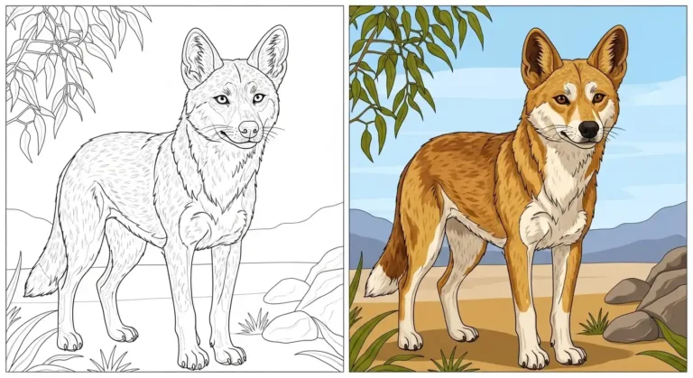 Dingo Coloring Pages