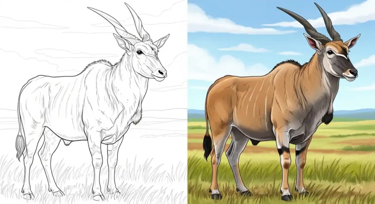 Eland Coloring Pages