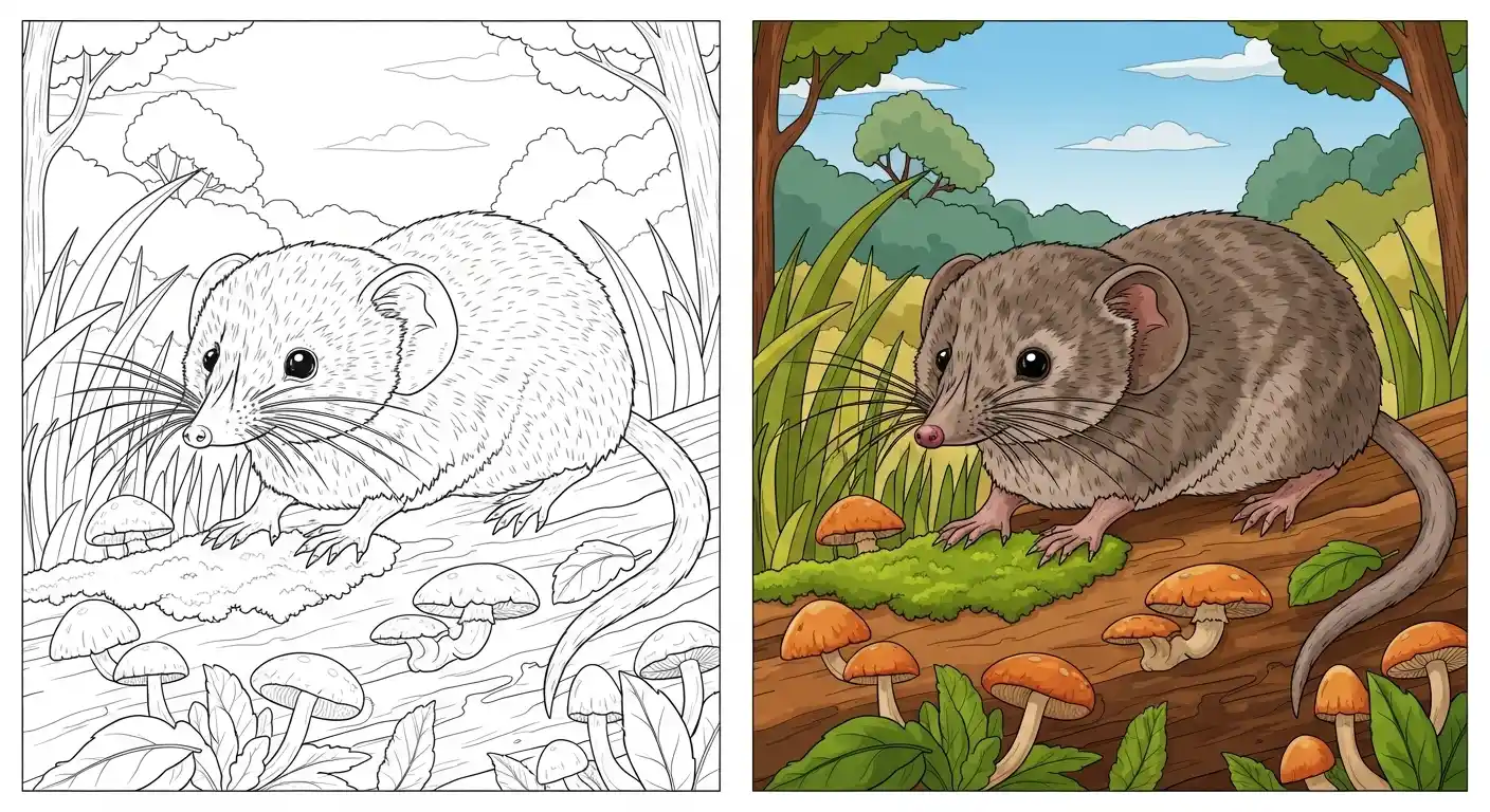 Shrew Coloring Pages