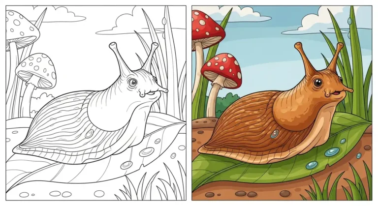 Slug Coloring Pages