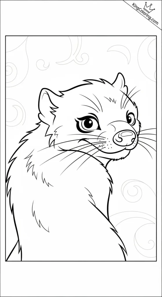 Tasmanian Devil Looking Over Shoulder Coloring Page